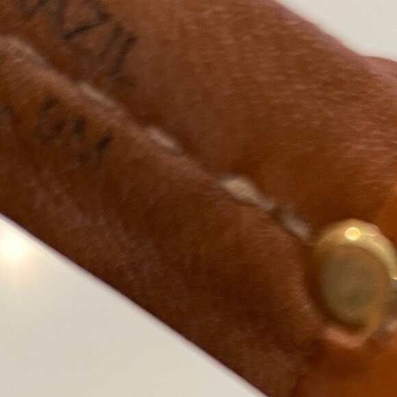 Tory Burch Miller Thong Sandal Vintage Vachetta Leather Size 9 - Picture 8 of 10